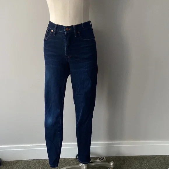 ❌SOLD❌ 9” High Rise Skinny Madewell Jeans Sz 28 - Picture 5 of 9
